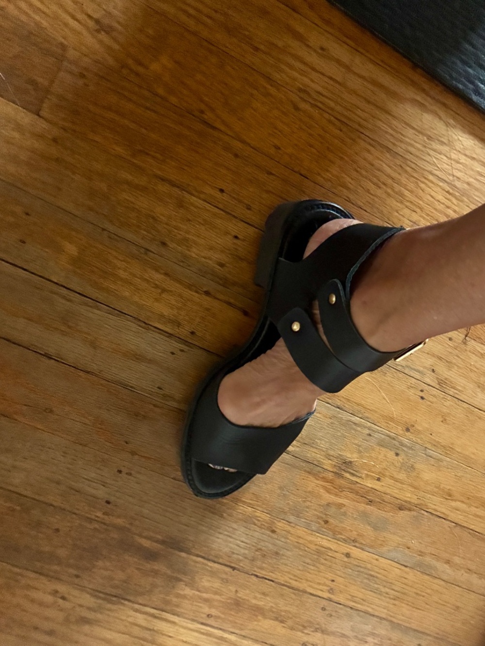 Miista Women's Patti Leather Sandals - Black size 36 /6.5 - Picture 8 of 9